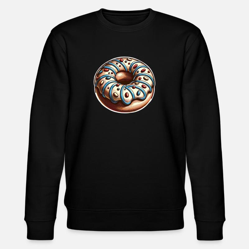 Donut - Stanley/Stella Unisex Bio-Sweatshirt CHANGER  - Schwarz