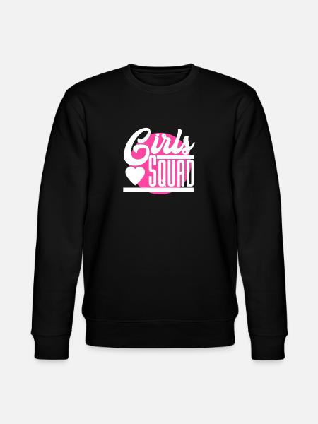 Girls Squad - Stanley/Stella CHANGER Unisex Organic Sweatshirt - black