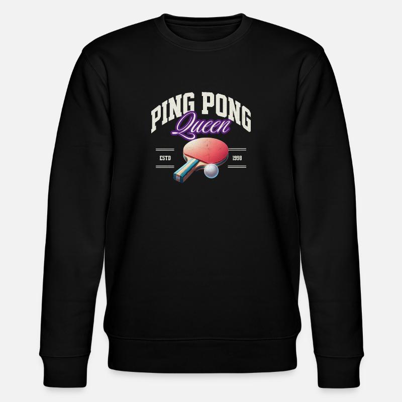 Ping-pong - Sweat bio CHANGER Stanley/Stella Unisexe - noir