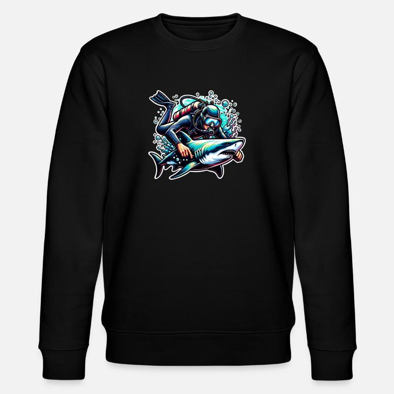 Plongeurs - Sweat bio CHANGER Stanley/Stella Unisexe - noir