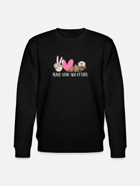 Seeotter - Stanley/Stella Unisex Bio-Sweatshirt CHANGER  - Schwarz