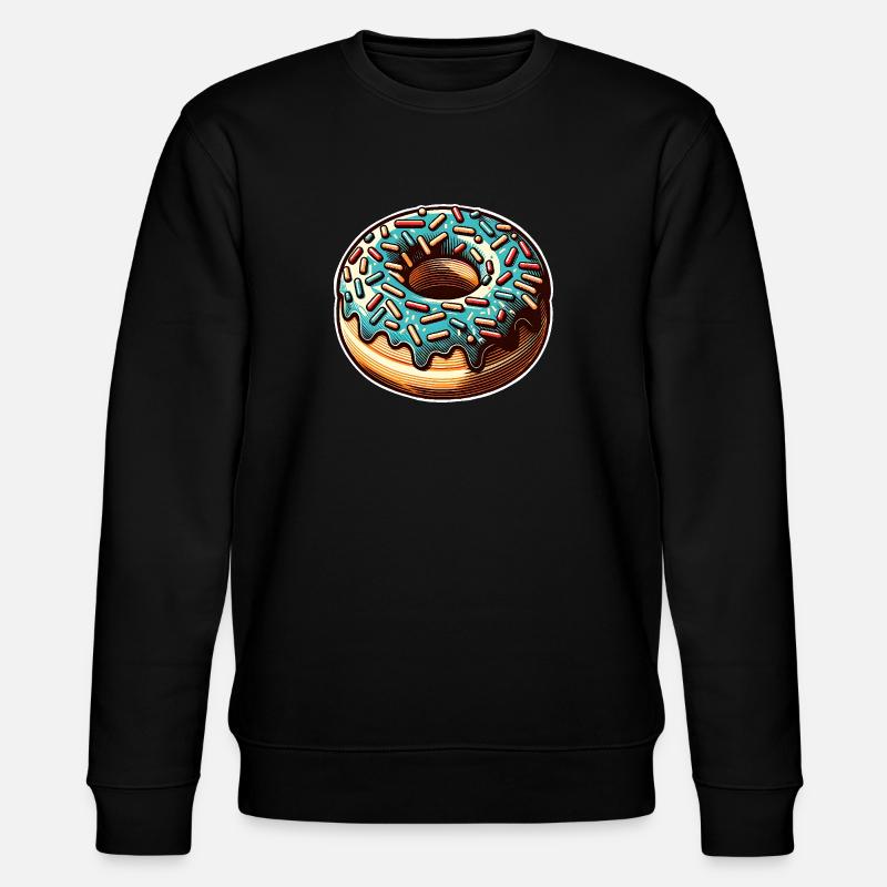Donut - Stanley/Stella Unisex Bio-Sweatshirt CHANGER  - Schwarz