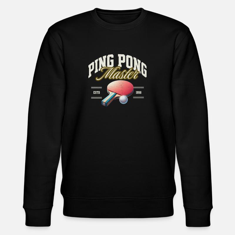 Ping-pong - Sweat bio CHANGER Stanley/Stella Unisexe - noir