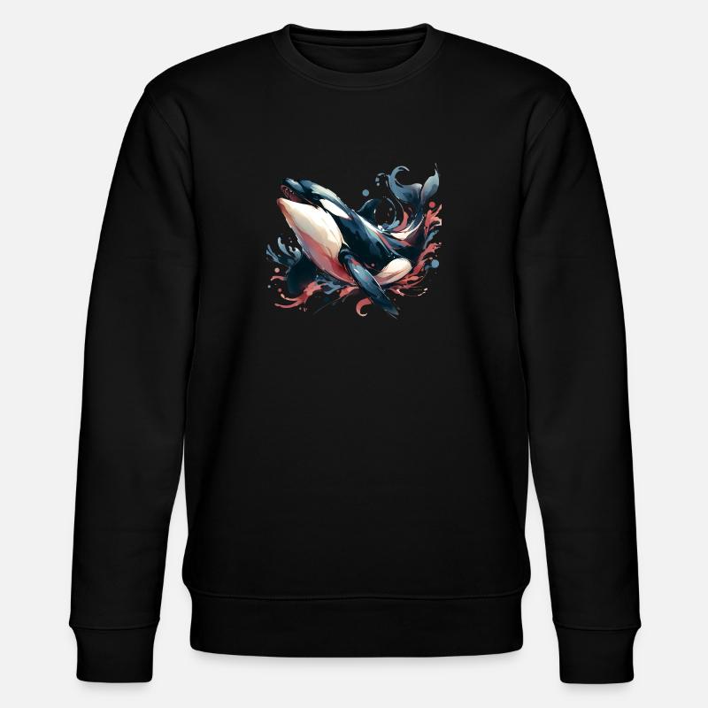 Orque Épaulard - Sweat bio CHANGER Stanley/Stella Unisexe - noir