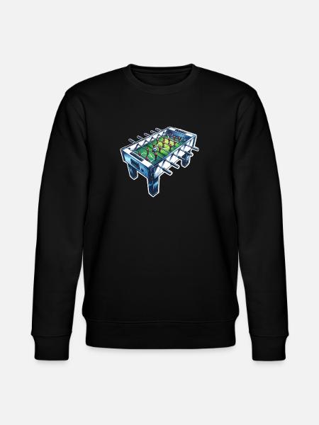 Tischkicker Tischfußball - Stanley/Stella Unisex Bio-Sweatshirt CHANGER  - Schwarz