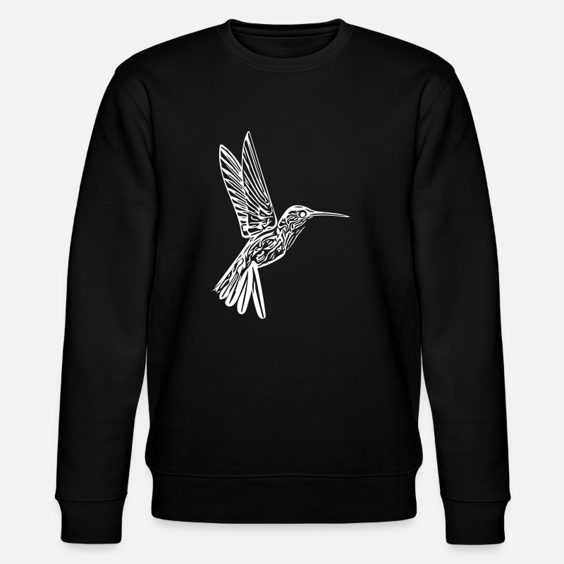 Kolibri - Stanley/Stella Unisex Bio-Sweatshirt CHANGER  - Schwarz