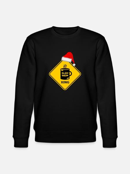 Wildwechsel "Glühwein" / Mütze - Stanley/Stella Unisex Bio-Sweatshirt CHANGER - Schwarz