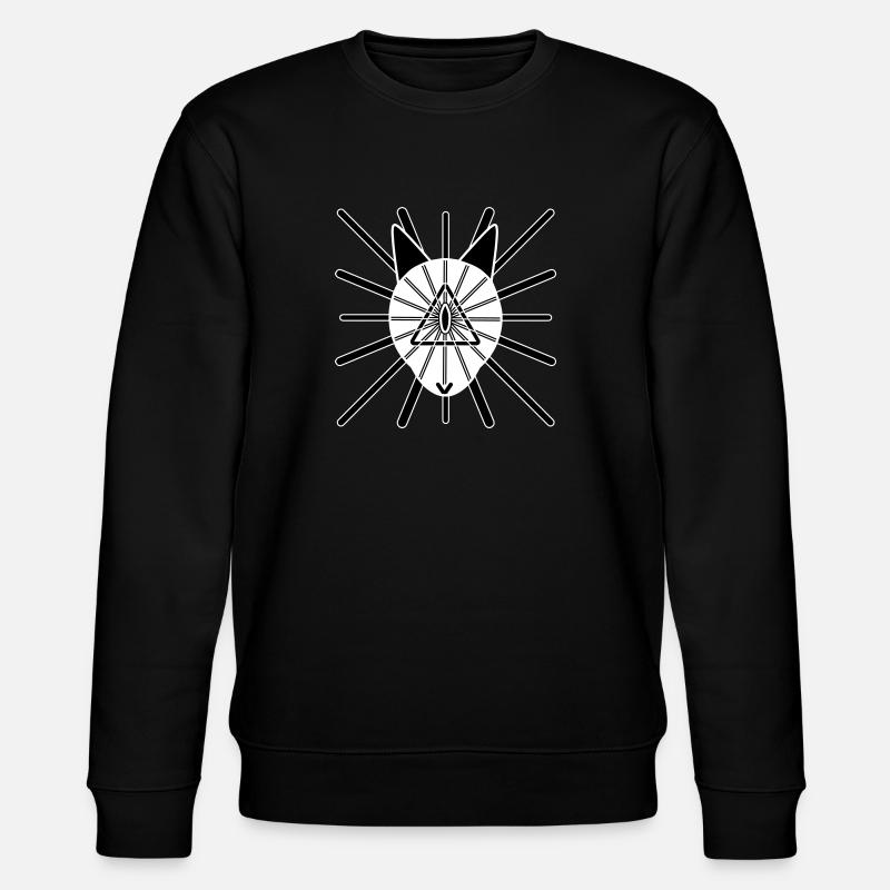 Ekuminati - Stanley/Stella Unisex Bio-Sweatshirt CHANGER  - Schwarz