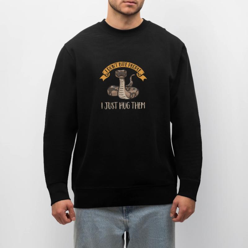 Ball Python Schlange Königspython Stanley/Stella Unisex Bio-Sweatshirt CHANGER 