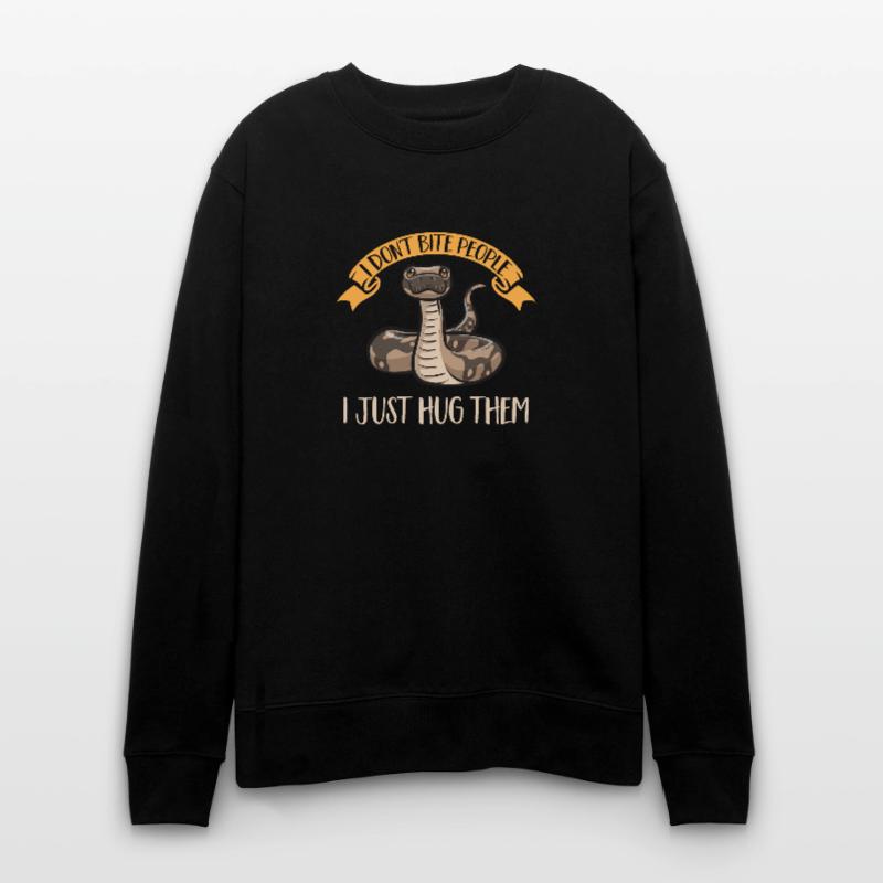 Ball Python Schlange Königspython Stanley/Stella Unisex Bio-Sweatshirt CHANGER 