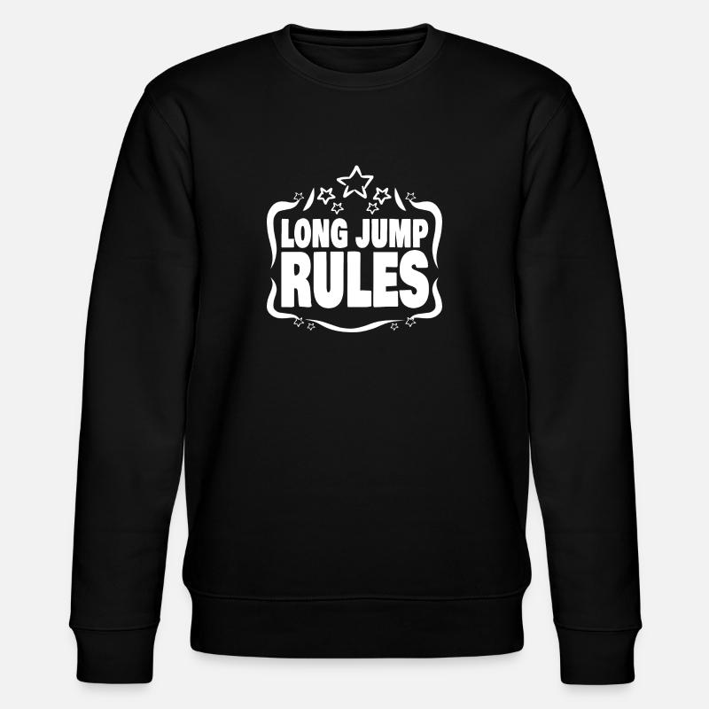 Long Jump Long Jump - Stanley/Stella CHANGER Unisex Organic Sweatshirt - black