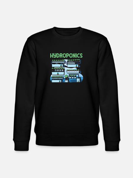 Hydroponics - Stanley/Stella CHANGER Unisex Organic Sweatshirt - black