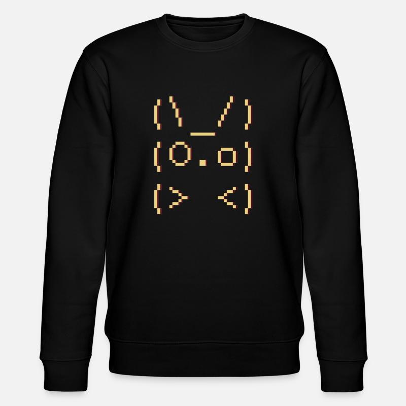 ascii-art: bunny - Sweat bio CHANGER Stanley/Stella Unisexe - noir