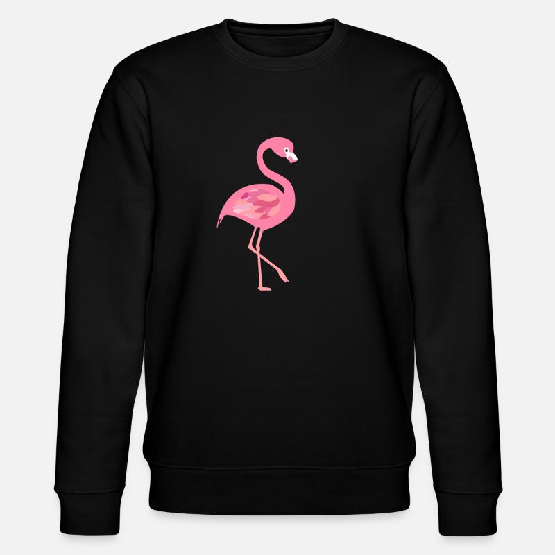 Flamingo - Stanley/Stella Unisex Bio-Sweatshirt CHANGER  - Schwarz
