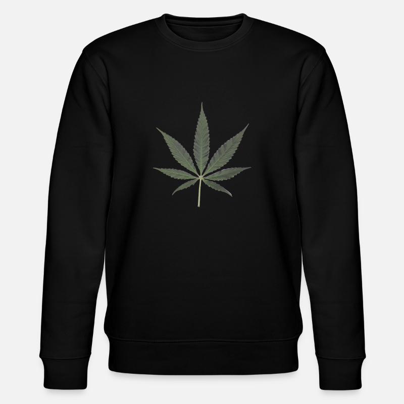 cannabis Mariuhana - Stanley/Stella Unisex Bio-Sweatshirt CHANGER  - Schwarz