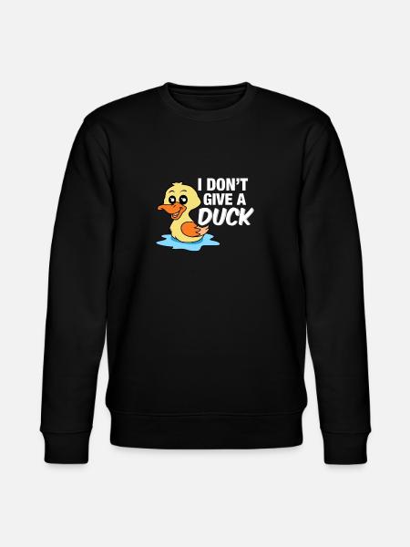 Funny Duck - Stanley/Stella økologisk unisex-sweatshirt CHANGER - sort