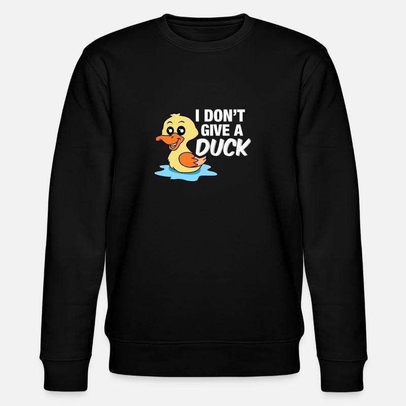 Funny Duck - Stanley/Stella CHANGER Unisex Organic Sweatshirt - black