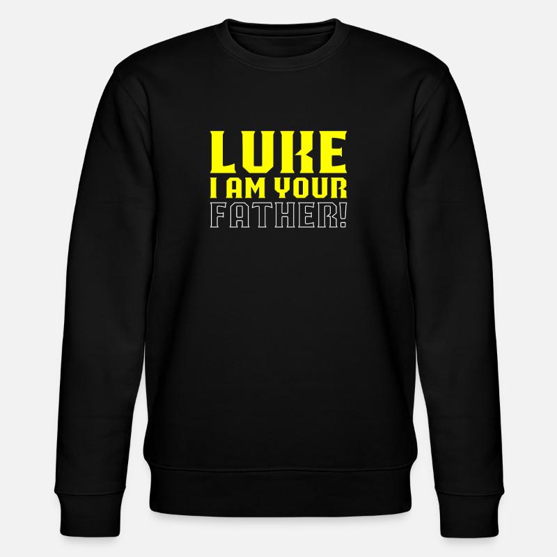 Luke I am your father - Stanley/Stella Unisex Bio-Sweatshirt CHANGER  - Schwarz