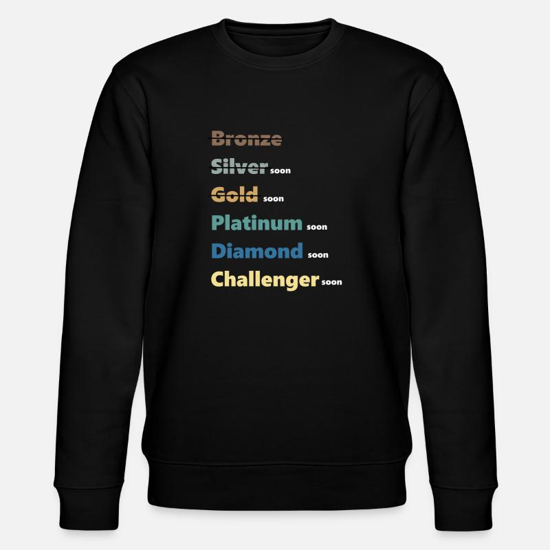 Ranking Elo Platinum - Stanley/Stella CHANGER Unisex Organic Sweatshirt - black