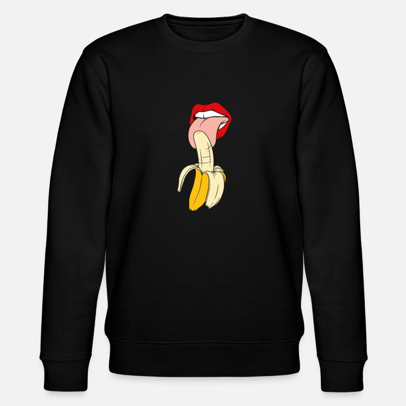Alimentaire de cadeau de banane - Sweat bio CHANGER Stanley/Stella Unisexe - noir