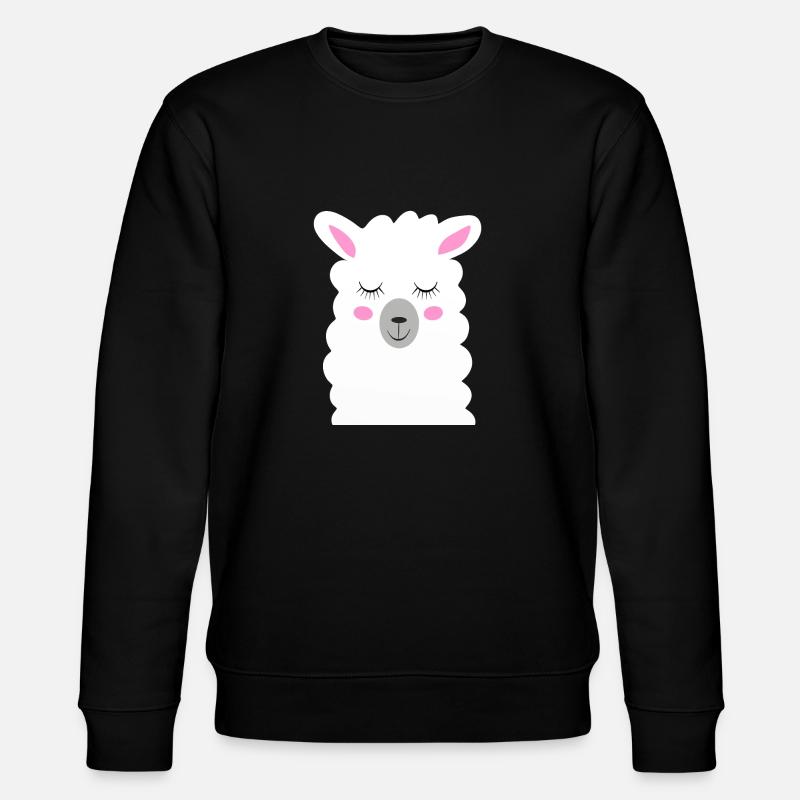 Lama - Stanley/Stella Unisex Bio-Sweatshirt CHANGER  - Schwarz