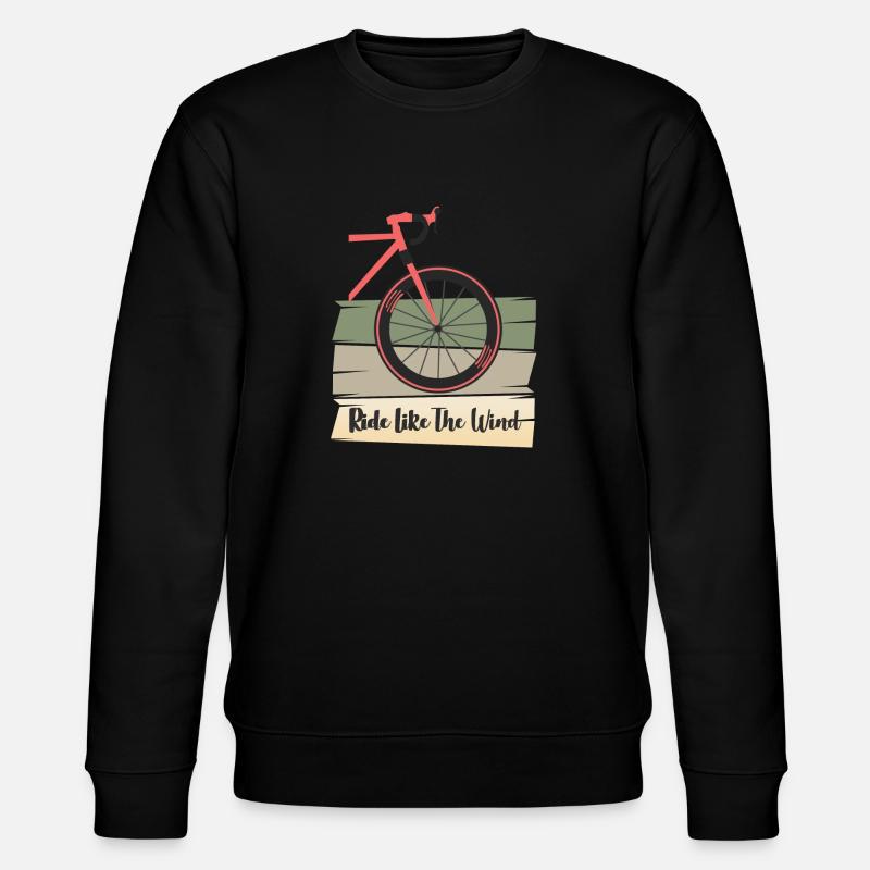 Bicycle saying gift idea - Stanley/Stella CHANGER Unisex Organic Sweatshirt - black