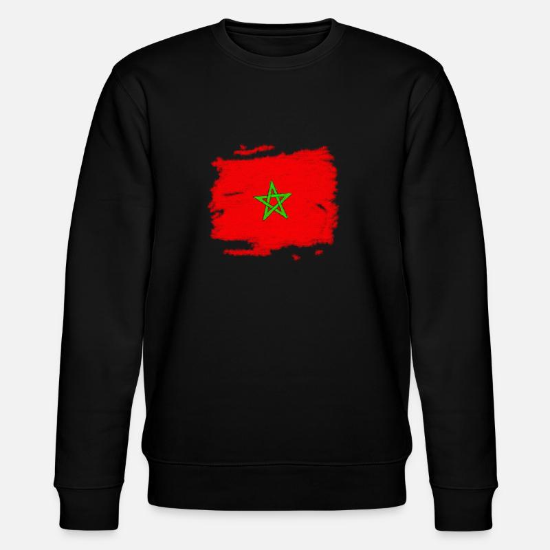 Drapeau du Maroc - Sweat bio CHANGER Stanley/Stella Unisexe - noir