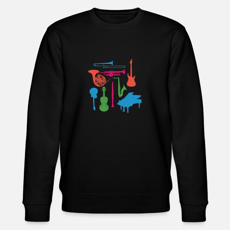 Musical Instruments - Stanley/Stella CHANGER Unisex Organic Sweatshirt - black