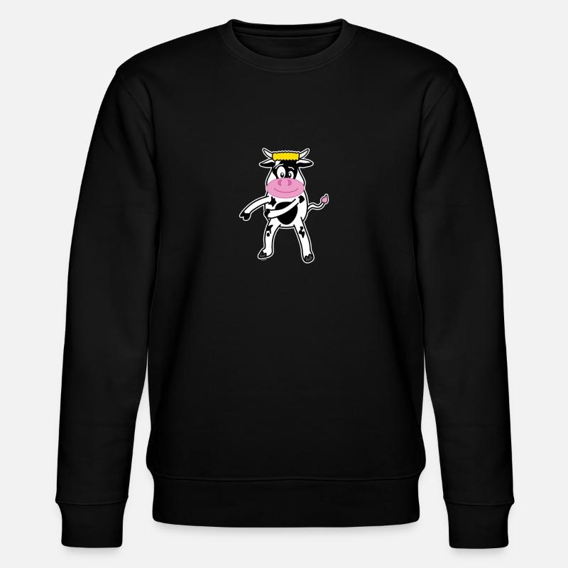 Floss Dance Move Kuh - Stanley/Stella Unisex Bio-Sweatshirt CHANGER  - Schwarz