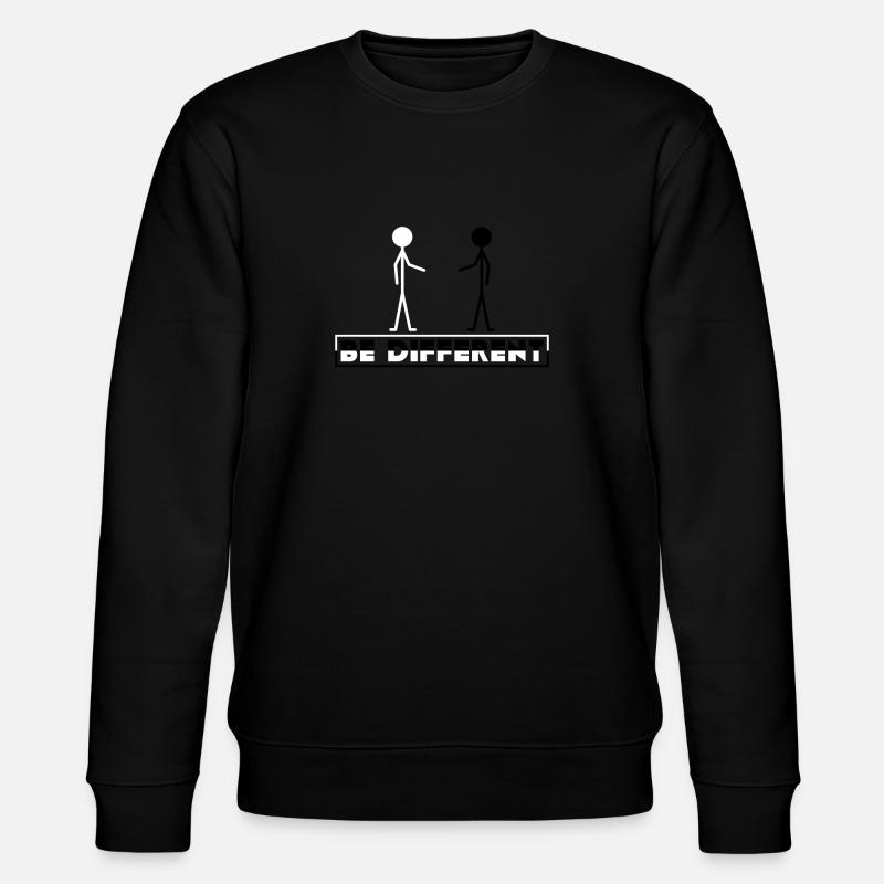 Etre différent - Sweat bio CHANGER Stanley/Stella Unisexe - noir