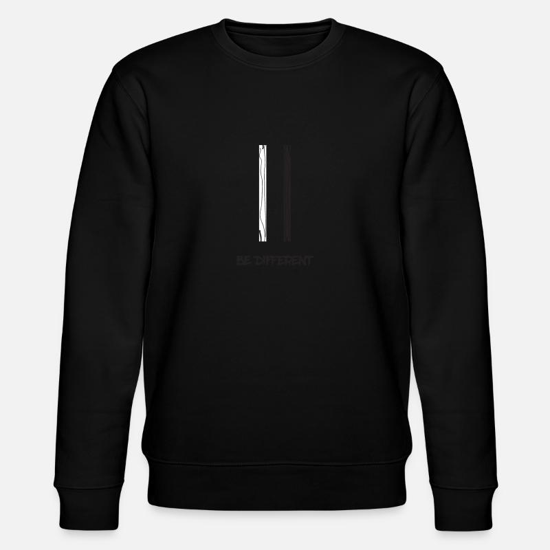 Be different - Stanley/Stella CHANGER Unisex Organic Sweatshirt - black