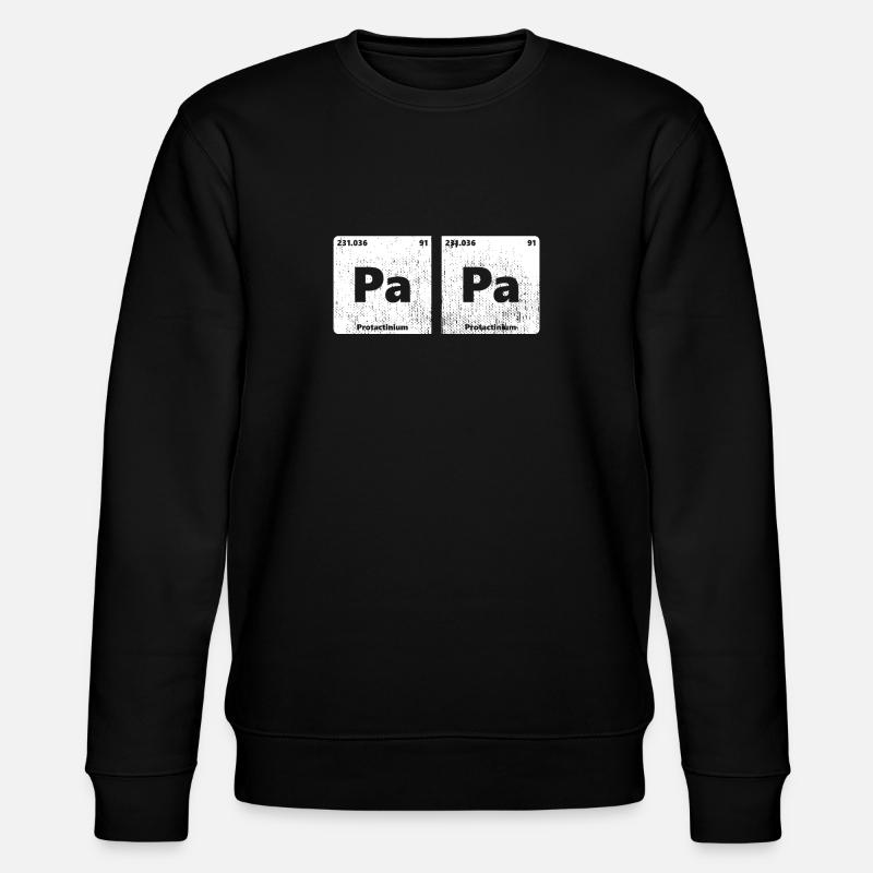 Tableau périodique PaPa - Sweat bio CHANGER Stanley/Stella Unisexe - noir