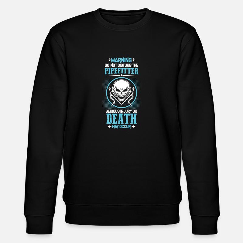 Avertissement du tuyauteur - Sweat bio CHANGER Stanley/Stella Unisexe - noir