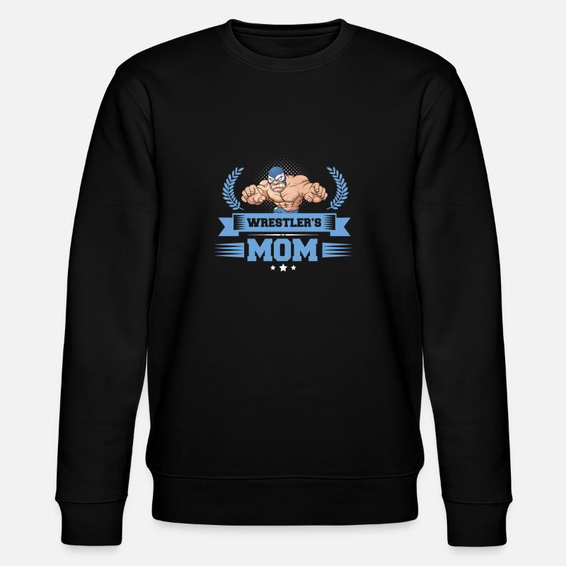 Wrestler’s Mom - Stanley/Stella Unisex Bio-Sweatshirt CHANGER  - Schwarz