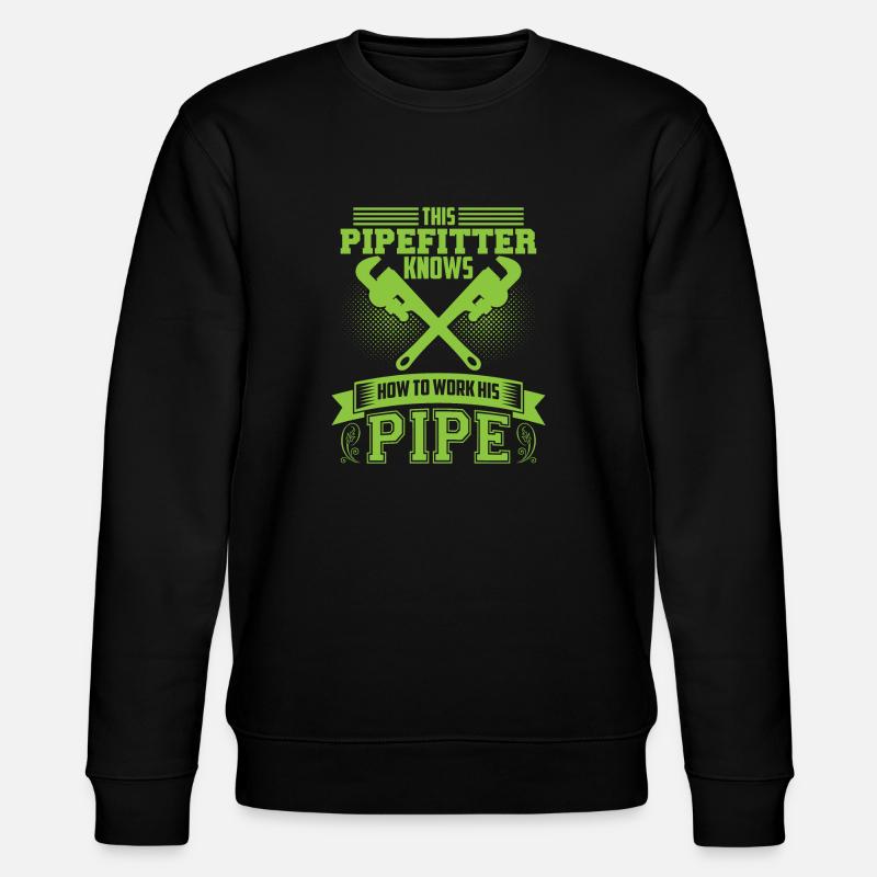 Pipefitters knows! - Stanley/Stella Unisex Bio-Sweatshirt CHANGER  - Schwarz