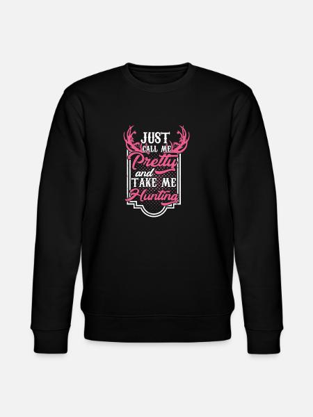 Pretty hunter - Stanley/Stella CHANGER Unisex Organic Sweatshirt - black