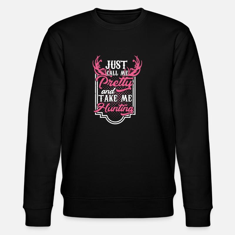 Jolie chasseur - Sweat bio CHANGER Stanley/Stella Unisexe - noir