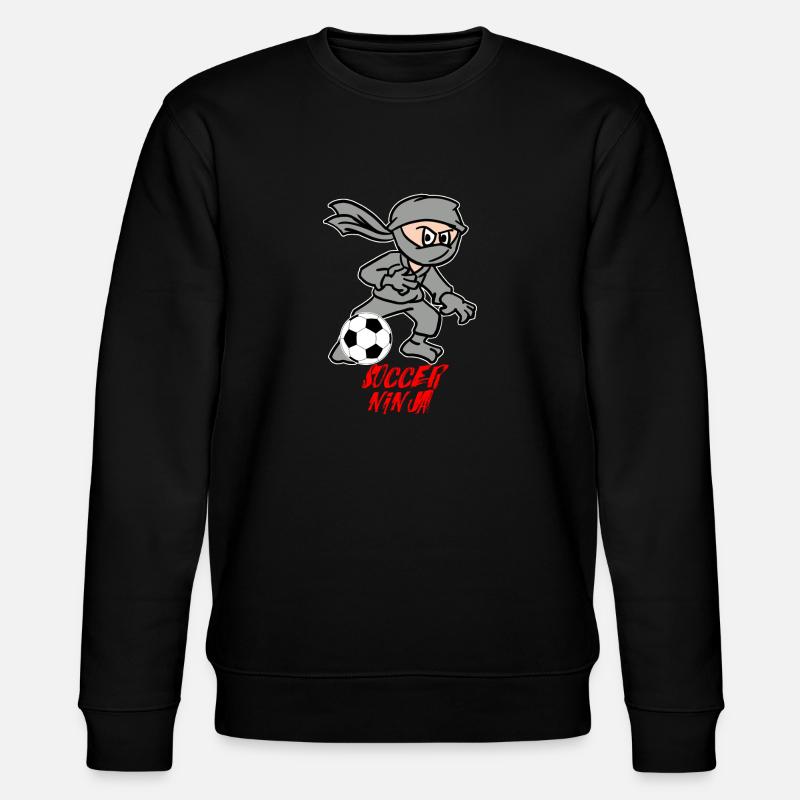 Soccer Ninja - Sweat bio CHANGER Stanley/Stella Unisexe - noir