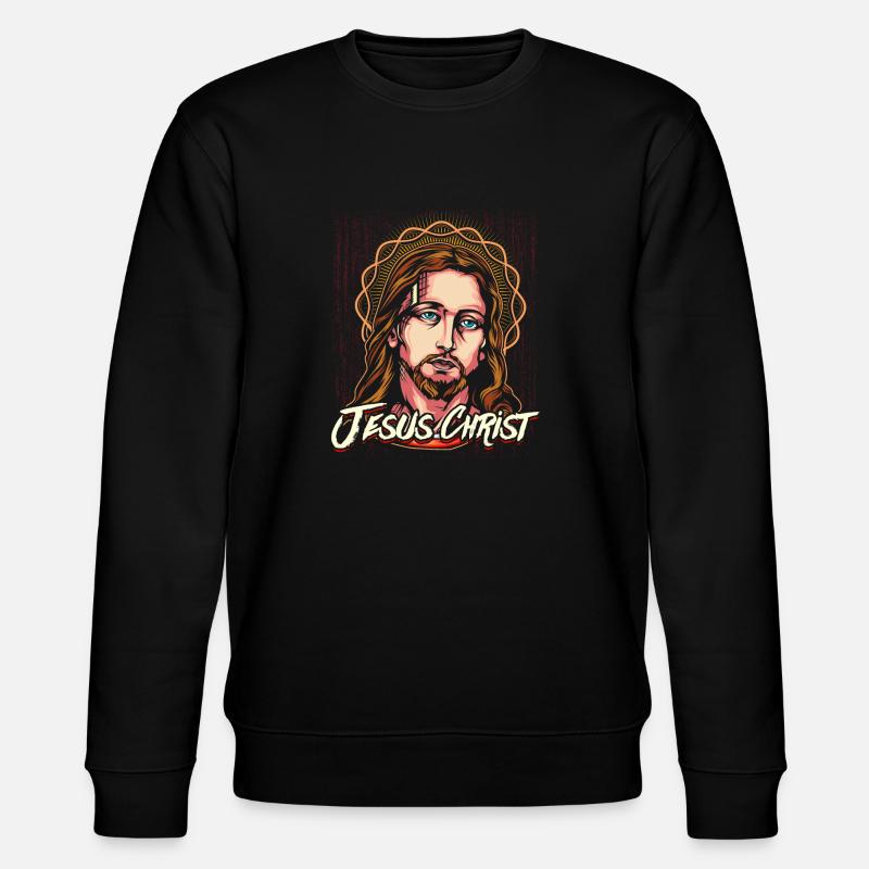 Jésus - Sweat bio CHANGER Stanley/Stella Unisexe - noir