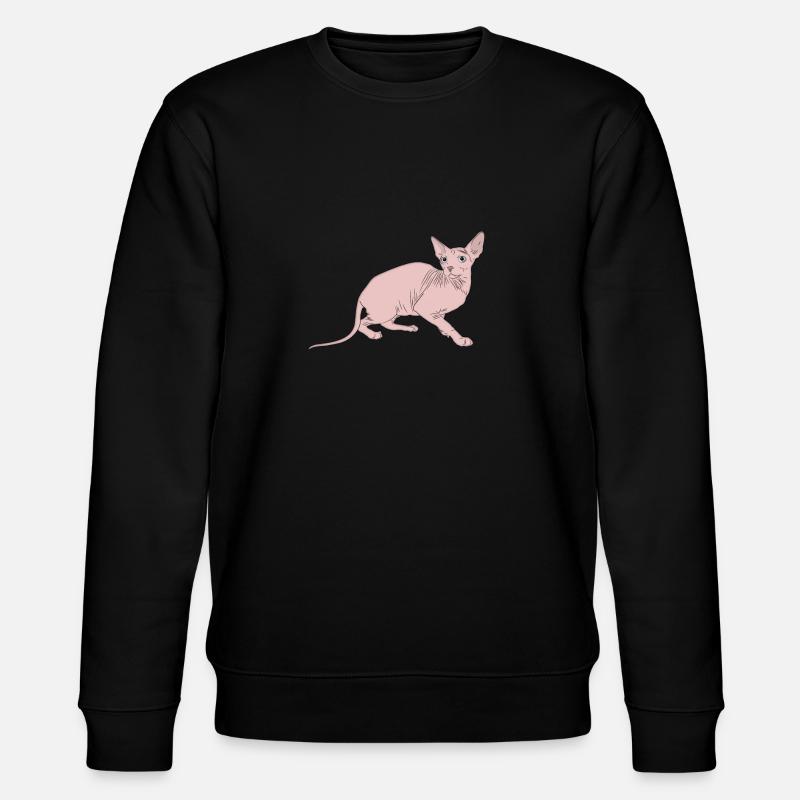 Chat Sphynx - Sweat bio CHANGER Stanley/Stella Unisexe - noir
