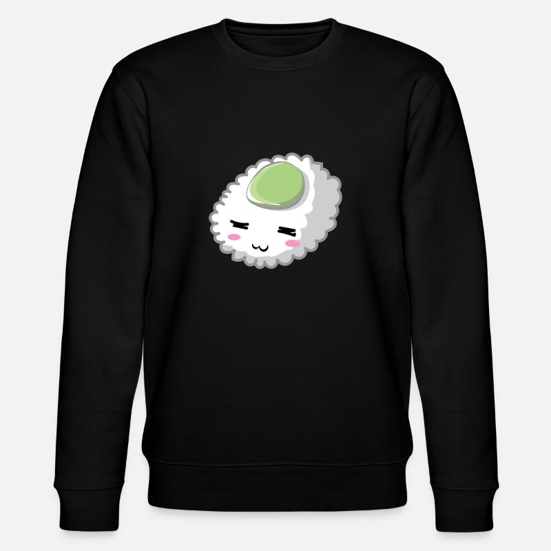 Wasabi Sushi - Stanley/Stella Unisex Bio-Sweatshirt CHANGER  - Schwarz