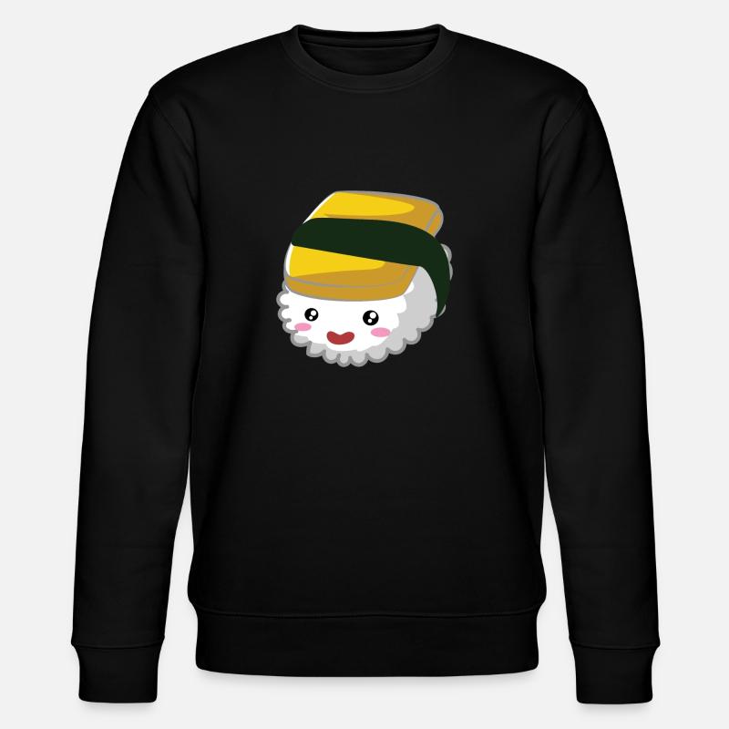 sushi6Zeichenflaeche 1 - Stanley/Stella Unisex Bio-Sweatshirt CHANGER  - Schwarz