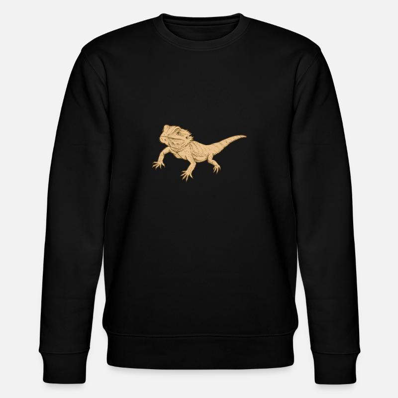 bearded dragon - Stanley/Stella CHANGER Unisex Organic Sweatshirt - black