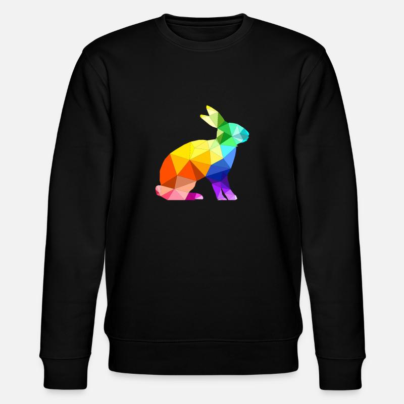 Hase - Stanley/Stella Unisex Bio-Sweatshirt CHANGER  - Schwarz