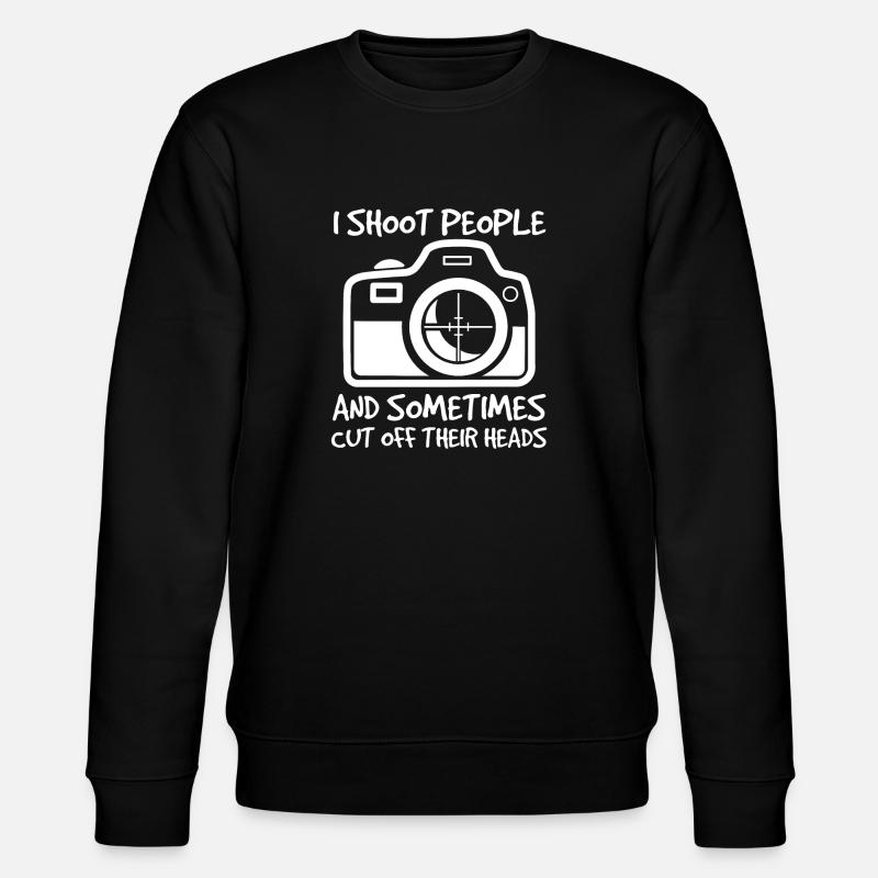 Foto Vektor cooles Geschenk - Stanley/Stella Unisex Bio-Sweatshirt CHANGER  - Schwarz