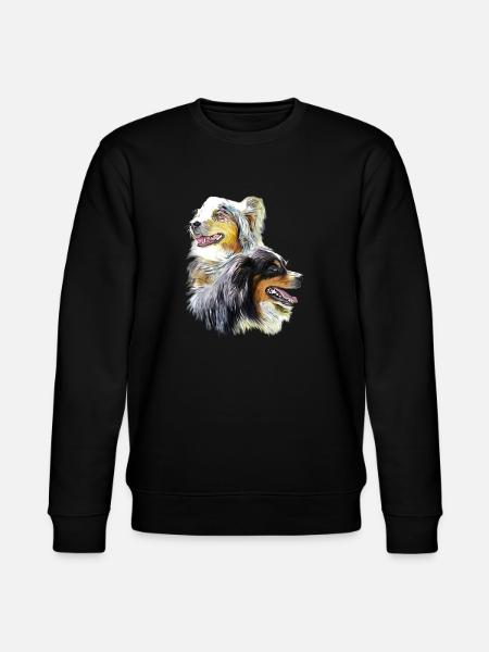 bergers australiens - Sweat bio CHANGER Stanley/Stella Unisexe - noir