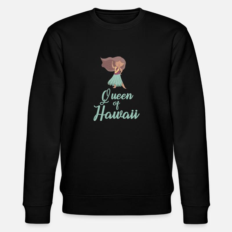 Königin von Hawaii - Stanley/Stella Unisex Bio-Sweatshirt CHANGER - Schwarz