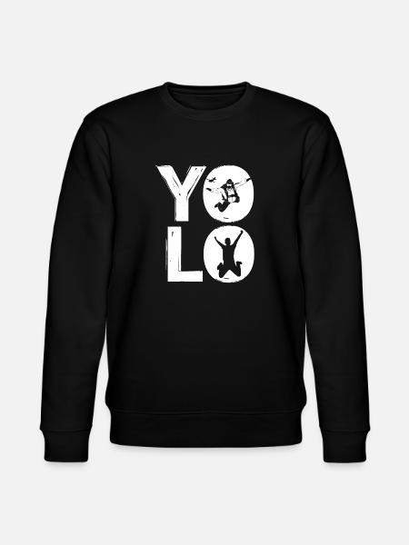 YOLO - Stanley/Stella Unisex Bio-Sweatshirt CHANGER - Schwarz