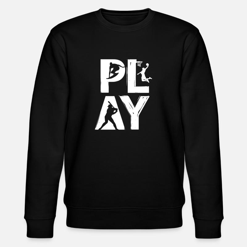 PLAY - Stanley/Stella Unisex Bio-Sweatshirt CHANGER  - Schwarz