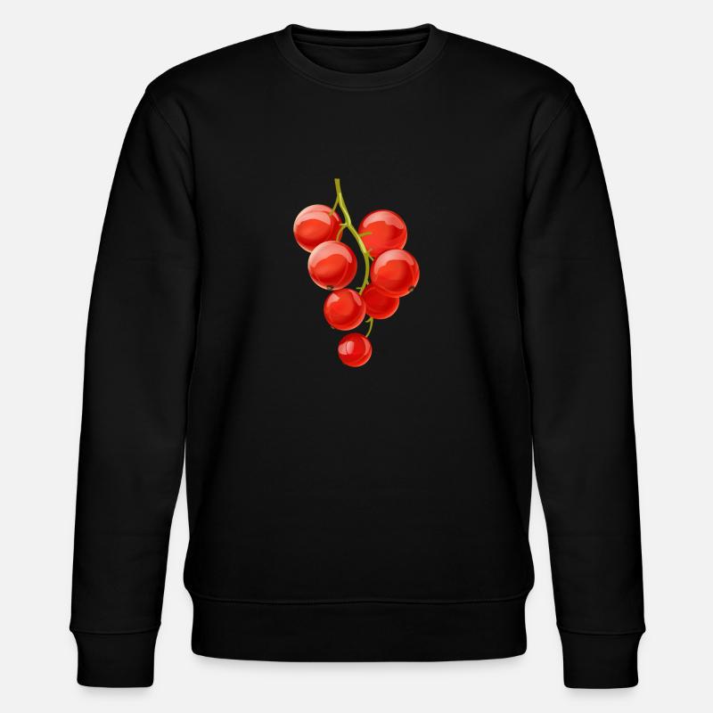 Ribisel Beeren Obst Frucht - Stanley/Stella Unisex Bio-Sweatshirt CHANGER  - Schwarz